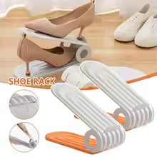 double shoe organizer-space saving shoe rack