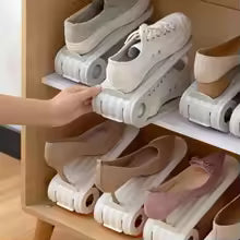 double shoe organizer-space saving shoe rack